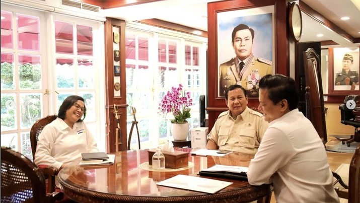 Terungkap! Isi Pertemuan Prabowo & Sri Mulyani